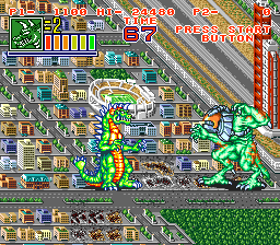 King of the Monsters 2 - The Next Thing (Japan) In game screenshot